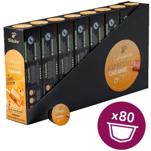 Tchibo Cafissimo Espresso Caramel Kapsül Kahve 10 Adet x 8 Adet