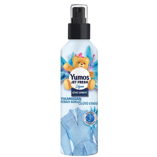 Yumoş Jet Fresh Lilyum Giysi Spreyi 200 ml