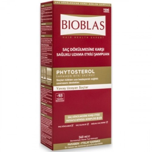 Bioblas Saç Dökülmesine Karşı Sağlıklı Uzama Etkili Şampuan 360 ml