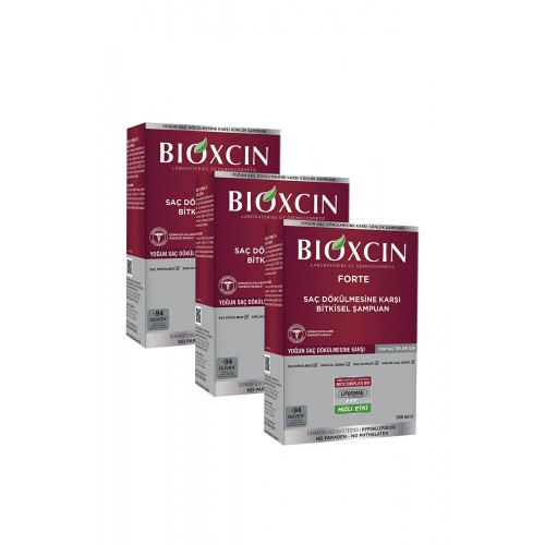 Bioxcin Forte Tanışma Paketi Şampuan 300 ml + Saç Serumu 30 ml x2 Adet