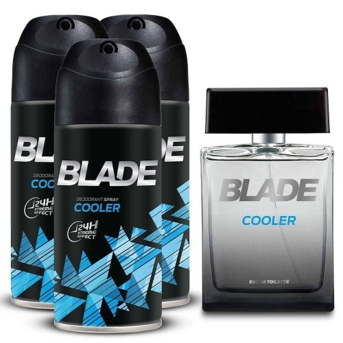 Blade Cooler EDT Erkek Parfüm 100 ml + 3 lü Deodorant 150 ml