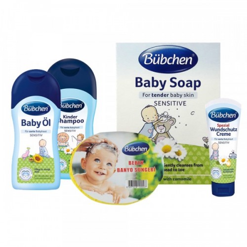 Bübchen Bebek Bakım Banyo Seti (5 Parça)