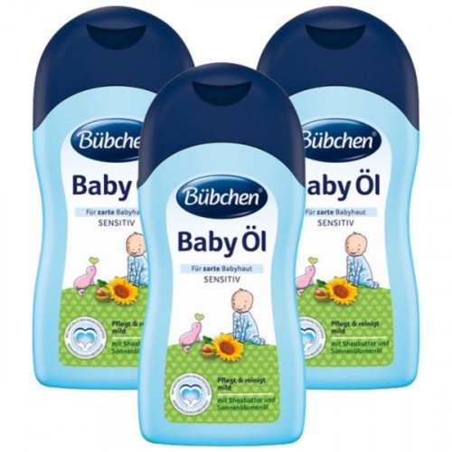 Bübchen Bebek Yağı (Baby Oil) 400 ml x 3 Adet