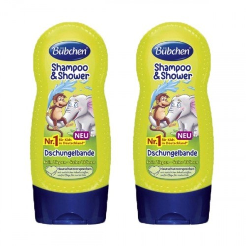 Bübchen Tropik Orman Çocuk Şampuanı ve Duş Jeli 230 ml x 2 Adet