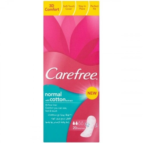 Carefree Cotton Fresh Parfümsüz Günlük Ped 20 li