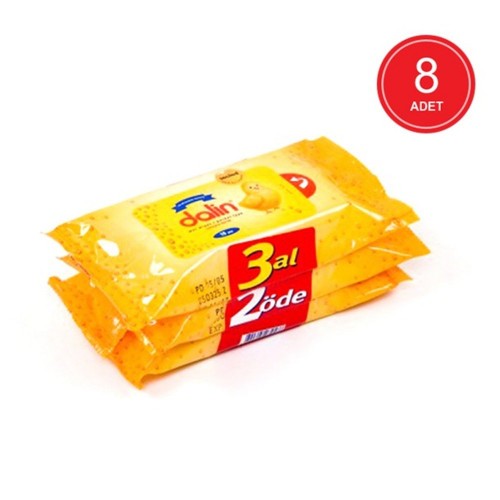 Dalin Islak Cep Mendili 15 li 3 Al 2 Öde x 8 Adet