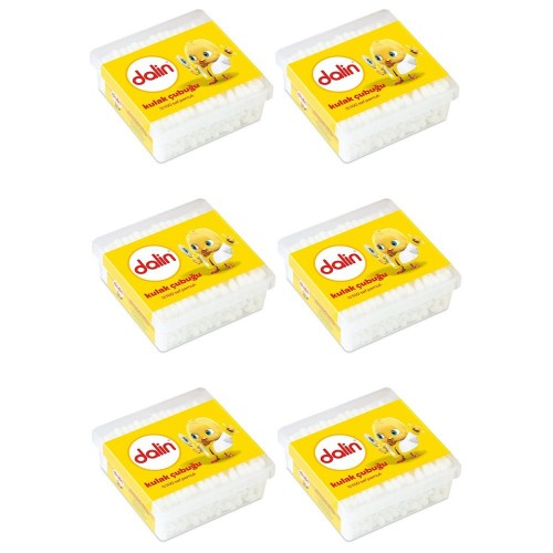 Dalin Kulak Çubuğu 100 lü x 6 Adet