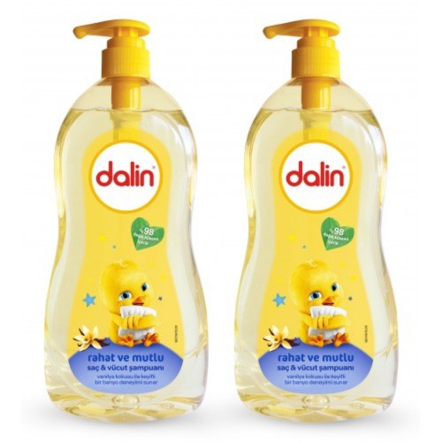 Dalin Rahatlatıcı Vanilya Kokulu Saç & Vücut Şampuanı 400 ml x 2 Adet