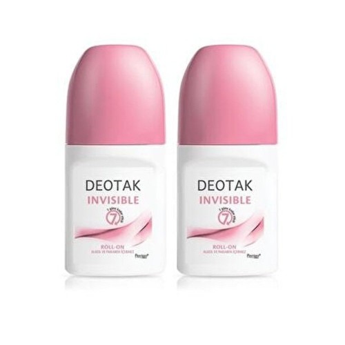 Deotak İnvisible Roll-On Deodorant 35 ml x 2 Adet