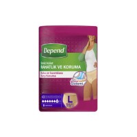 Depend Emici Külot Büyük Boy Kadın 9 lu