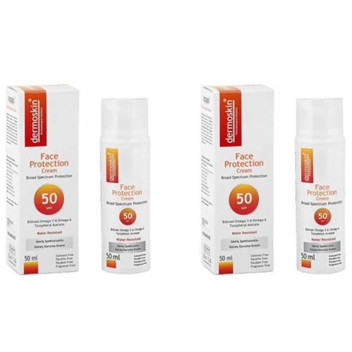 Dermoskin Face Protection Güneş Kremi Spf 50 50 ml x 2 Adet