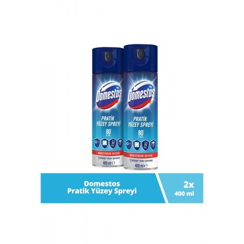 Domestos Pratik Yüzey Spreyi 400 ml x 2 Adet