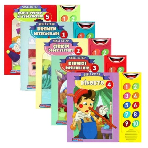 Dünya Masalları Seti - Sesli Kitap (5 Kitap Takım) - Kolektif