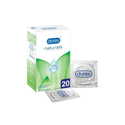 Durex Naturals Prezervatif Paket 20 li