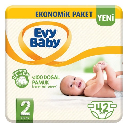 Evy Baby Bebek Bezi 2 Beden Mini 42 li