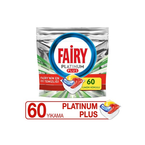 Fairy Platinum Plus Bulaşık Makinesi Deterjanı Tablet 60 lı