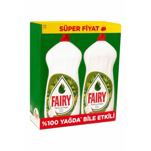 Fairy Sıvı Bulaşık Deterjanı Elma Fırsat Paketi 2700 ml