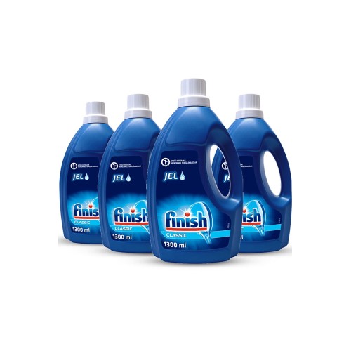 Finish Klasik Jel Bulaşık Makinesi Deterjanı 1300 ml x 4 Adet