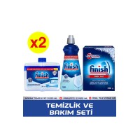 Finish Parlatıcı 400 ml +Makine Temizleyici 250 ml +Tuz 550gr x 2 Adet