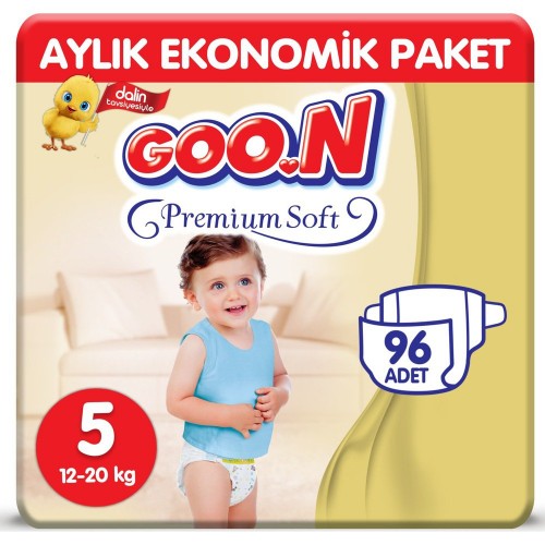 Goon Bebek Bezi Premium Junior 5 No 24 lü x 4 Adet