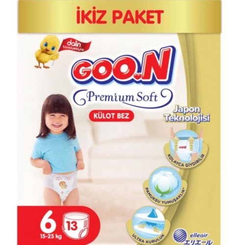 Goon Premium Soft Külot Bez 6 Beden 13 lü