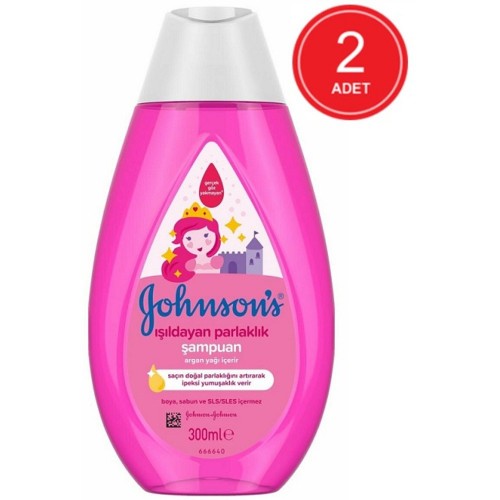 Johnsons Baby Işıldayan Parlaklık Şampuan 300 ml x 2 Adet