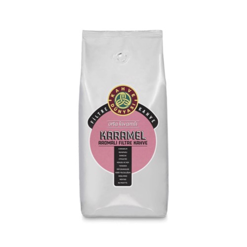 Kahve Dünyası Karamel Aromalı Filtre Kahve Çekirdek 1 kg