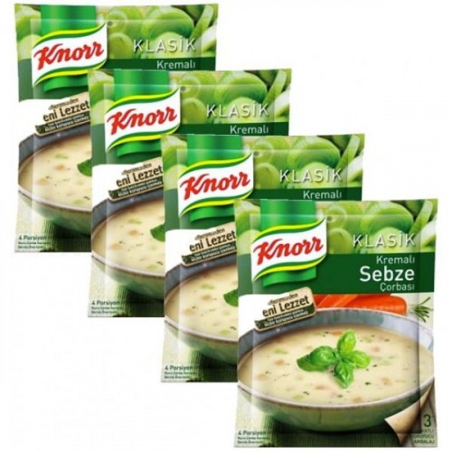 Knorr Kremalı Sebze Çorbası 65 gr x 4 Adet
