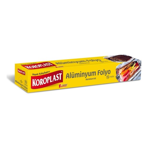 Koroplast Alüminyum Folyo 15 mt x 2 Adet