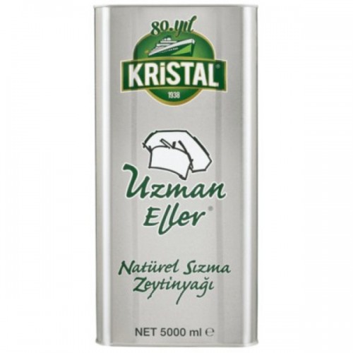 Kristal Uzman Eller Natürel Sızma Zeytinyağı 5 lt