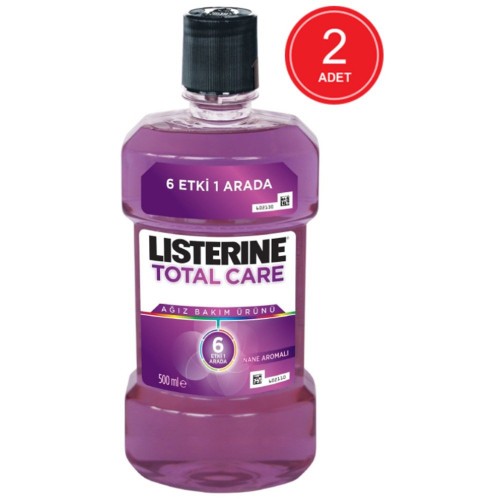 Listerine Ağız Bakım Suyu Total Care 500 ml x  2 Adet
