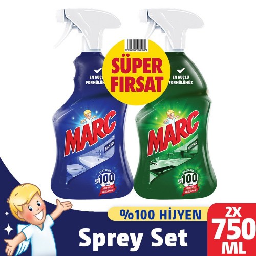 Marc Sprey Mutfak 750 ml + Banyo 750 ml