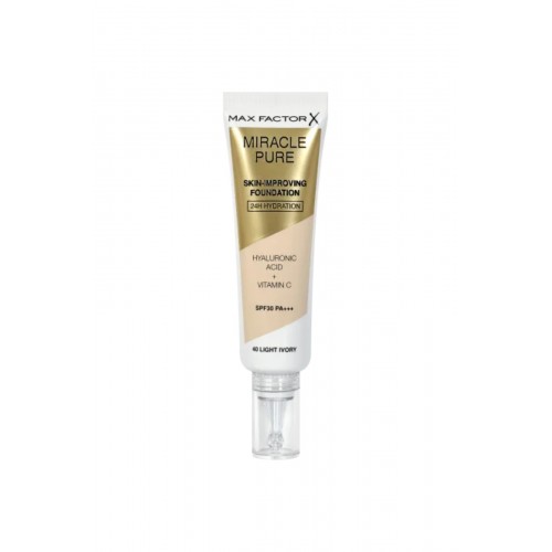 Max Factor Miracle Pure Foundation Light Ivory No: 40