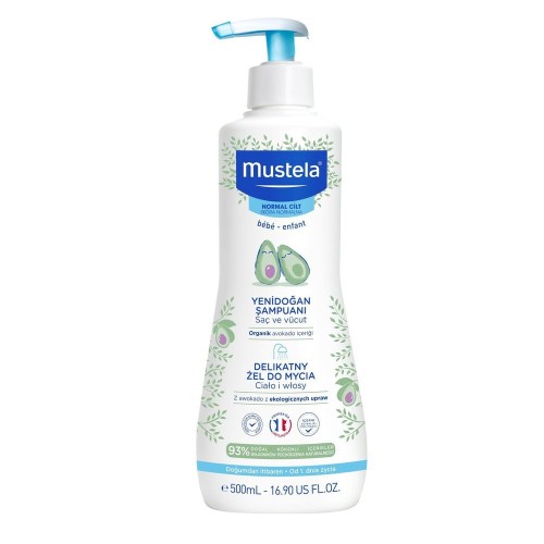 Mustela Gentle Cleansing Gel Yenidoğan Şampuan 500 ml