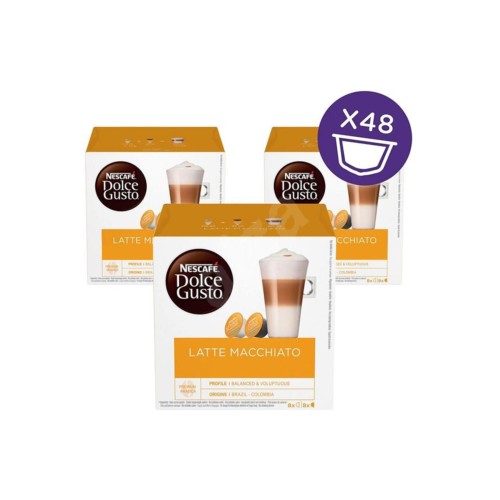 Nescafe Dolce Gusto Latte Macchiato 16 Kapsül x 3 Adet