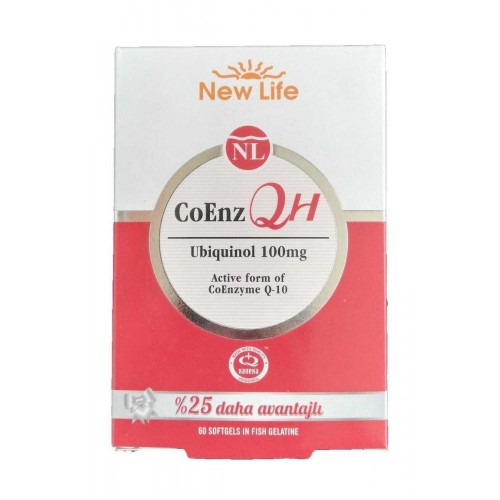 New Life Coenz Qh 100 mg Kapsül 60 lı