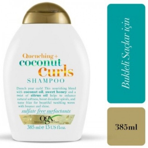 Ogx Bukleli Saçlar İçin Nemlendirici Coconut Curls Şampuan 385 ml