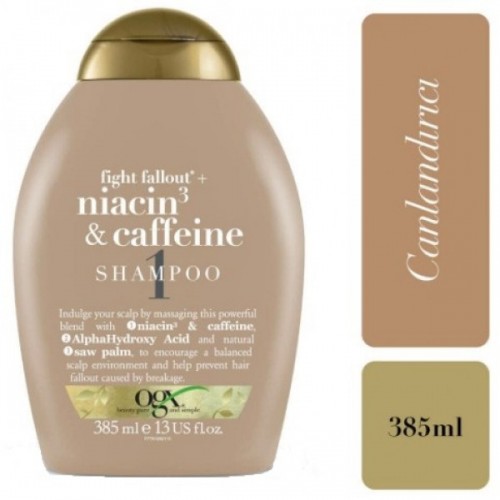 Ogx Dökülme Karşıtı Niacin & Caffeine Şampuan 385 ml