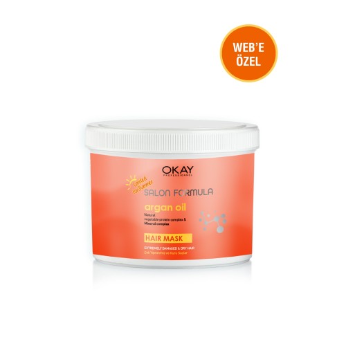 Okay Salon Formula Argan Saç Maskesi 500 ml