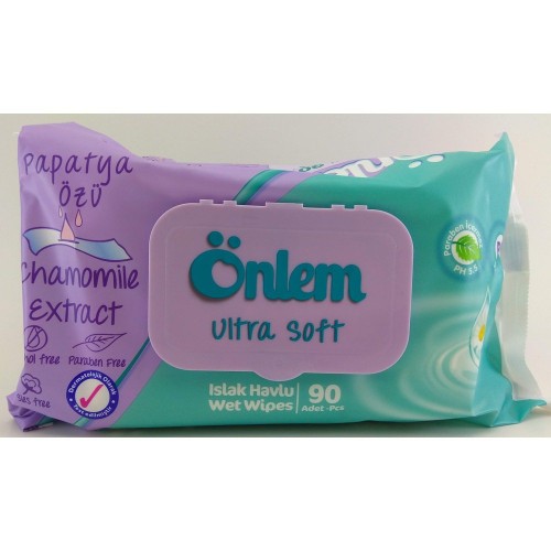 Önlem Ultra Soft Papatya Özlü Islak Havlu 90 lı