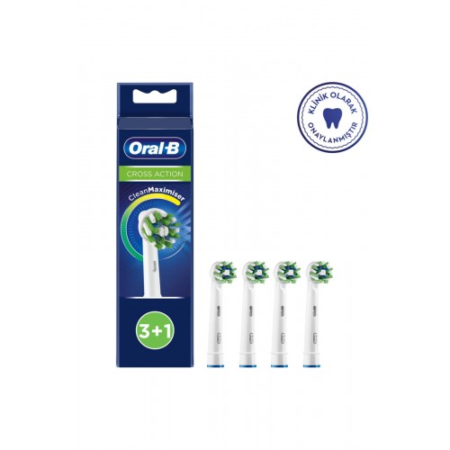Oral-B Diş Fırçası Yedek Başlığı Clean Maximiser Cross Action 4 lü