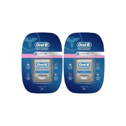 Oral-B Diş İpi Pro-Expert Clinic Line 25 metre x 2 Adet