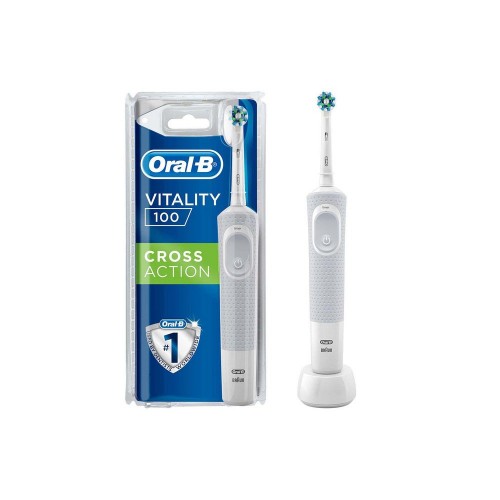 Oral-B Şarj Edilebilir Diş Fırçası D100 Cross Action White