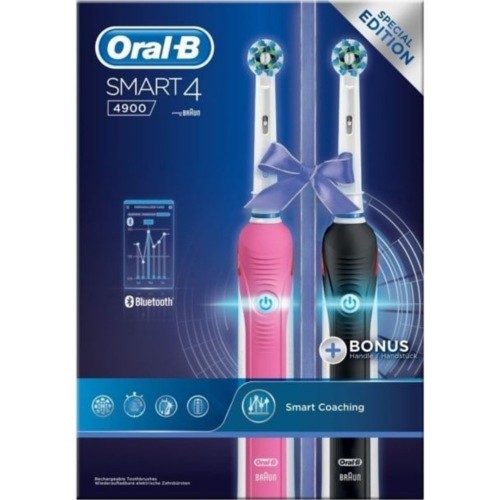 Oral-B Şarjlı Diş Fırçası Smart 4 4900 2 li Avantaj Paketi