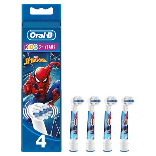Oral-B Stages Çocuklar İçin Diş Fırçası Yedek Başlığı Spiderman 4 lü