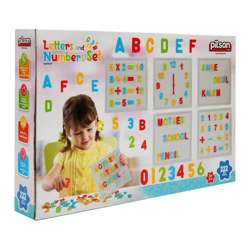 Pilsan Harf Ve Rakam Seti (222 Parça) 03 297 Pilsan Harf Ve Rakam Seti (222 Parça) 03 297