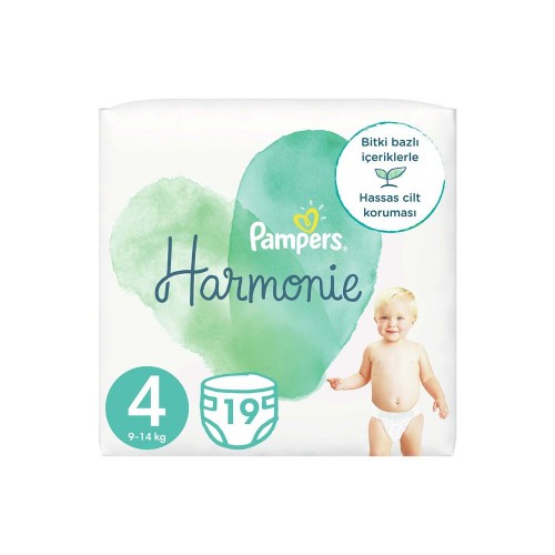 Prima Pampers Harmonie Bebek Bezi 4 Beden 19 lu