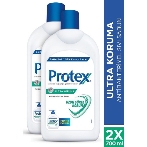 Protex Ultra Uzun Süreli Koruma Antibakteriyel Sıvı Sabun 2 x 700 ml