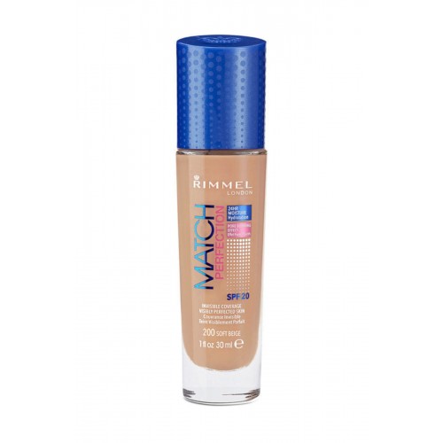 Rimmel London Fondöten Match Perfection 200 Soft Beige 