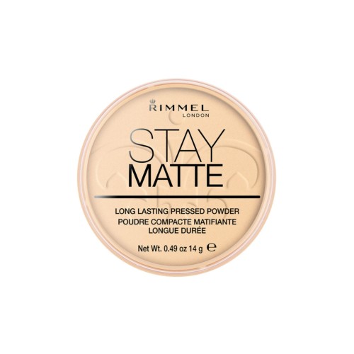 Rimmel London Stay Matte Pressed Powder Pudra 001 Transparent